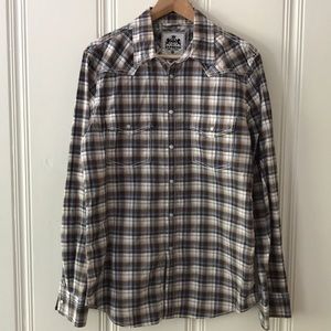 Western inspired button up shirt